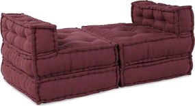 vidaXL Μονάδα Μοντέρνου Καναπέ Ύφασμα Καφετί 210 x 140 x 56 εκ.