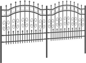 vidaXL Φράχτης Κήπου KAMPEN 240 x 140 cm Mesh Γκρι