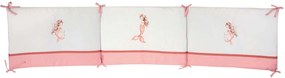 Πάντα Κούνιας Microfiber 45x195εκ. Essential Baby 8853 Ροζ-Γκρι Greenwich Polo Club