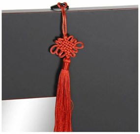 Τοίχο καθρέφτη DKD Home Decor Μαύρο Κόκκινο Ανατολικó 70 x 2 x 90 cm