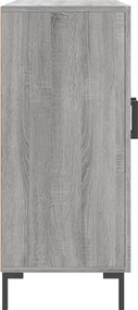 vidaXL Ντουλάπι Γκρι Sonoma 90 x 34 x 80 εκ. από Επεξεργασμένο Ξύλο
