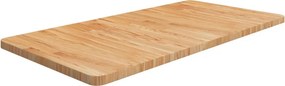 vidaXL Πάγκος Μπάνιου Ανοιχτό Καφέ 100x50x2,5 εκ. Επεξ. Μασίφ Ξύλο