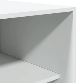 vidaXL Ντουλάπα Λευκή 100x50x200 εκ. από Επεξεργασμένο Ξύλο