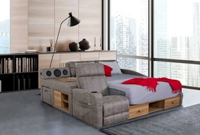 Double Bedstead Whesley Smart - Brown Brown