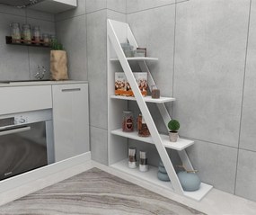 Βιβλιοθήκη Λευκό ARVEN 100x29,5x150