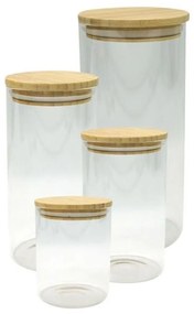 Σετ Δοχεία Fackelmann Φυσικό 4 Τεμάχια