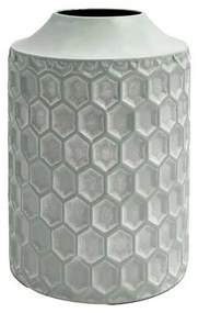 Μεταλλικό Διακοσμητικό Βάζο FL363 Fylliana Mint - Λευκό Φ20x30 εκ. 20x20x30 εκ.