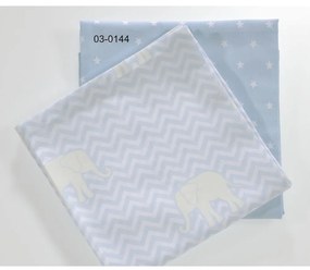 Πάνα Αγκαλιάς 506 Ciel Down Town 80x80cm 100% Cotton Satin
