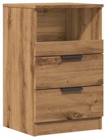 vidaXL Κομοδίνο Αρτισιανή Δρυς 40x36x65 εκ. από Επεξεργασμένο Ξύλο