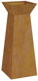vidaXL Βάση φυτών Ανθεκτικό ατσάλι 40 x 40 x 101 εκ. Διακοσμητικά ένθετα
