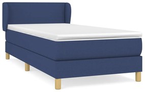 ΚΡΕΒΑΤΙ BOXSPRING ΜΕ ΣΤΡΩΜΑ ΜΠΛΕ 80X200 ΕΚ. ΥΦΑΣΜΑΤΙΝΟ 3126603