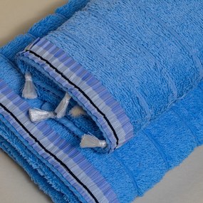 Πετσέτα Χεριών (30x50) White Fabric Pippin Ciel 600gsm