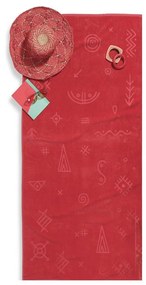 Πετσέτα Θαλάσσης Carma Paprika Nef-Nef Θαλάσσης 80x160cm 100% Cotton