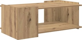 vidaXL Τραπεζάκι σαλονιού Artisan Δρυς 90 x 50 x 33 εκ.