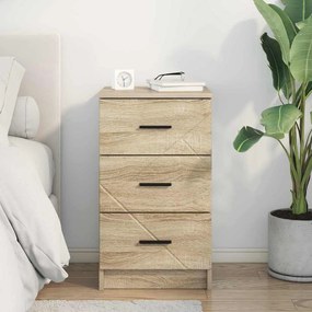 vidaXL Κομοδίνο Sonoma Δρυς 38 x 38 x 66 εκ Επεξεργασμένο ξύλο