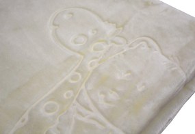 Υπνόσακος 80x110 Βελουτέ Bear 1 Ivory Anna Riska