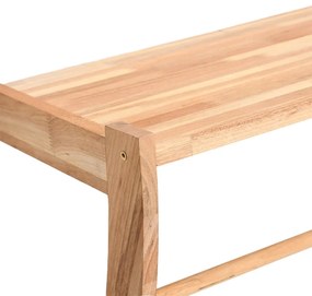 vidaXL Κρεμάστρα για Πετσέτες 60x25,5x49 εκ. από Μασίφ Ξύλο Καρυδιάς