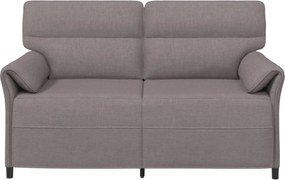 vidaXL Καναπές 100% πολυέστερ μεταλλικό πλαίσιο MDF, Κόντρα πλακέ
