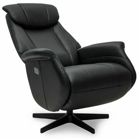 Bonanza Electric Recliner Black Full Leather
