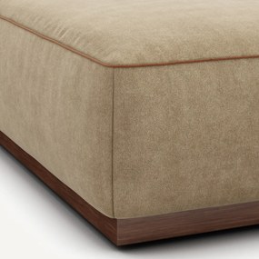 Υποπόδιο από βελούδο stonewashed, JACOPO