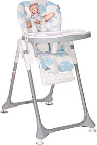 HIGH CHAIR FELICITA BABY BLUE PILOT PU LEATHER