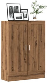 vidaXL Βιβλιοθήκη Artisan Δρυς 82,5x30,5x115 εκ. Επεξεργασμένο Ξύλο
