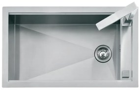 Macart Barazza Quattro N-100 Ένθετος Ανοξείδωτος νεροχύτης λείας επιφάνειας NE08049