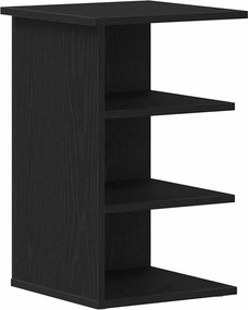 vidaXL Βοηθητικό ντουλάπι Μαύρη Οξυά 35 x 35 x 55 εκ.