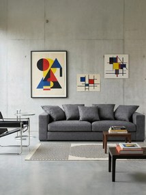 Καναπές Pilo Διθέσιος-160φ 90β εκ.-Γκρι