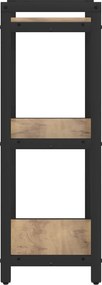 vidaXL Ράφι Βιβλίων 40 x 30 x 85 εκ Επεξεργασμένο Ξύλο Artisan Oak