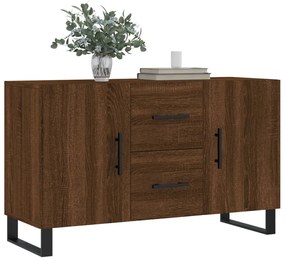 vidaXL Μπουφές Καφέ Δρυς 100 x 36 x 60 εκ. Επεξεργασμένο Ξύλο