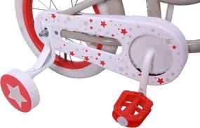 Superstar 14 Inch 21 cm Girls Coaster Brake Cream