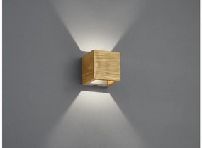 Απλίκα Φωτιστικό Τοίχου LED 4,3W Φυσικό Ξύλο Dimmable Brad 223710130 Trio Lighting-223710130-Σκ. καφέ 223710130
