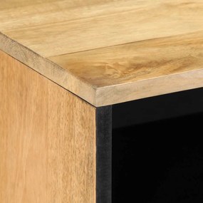 vidaXL Ντουλάπι τηλεόρασης καφέ 80x31,5x46 cm από μασίφ ξύλο Mango