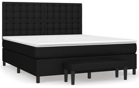 ΚΡΕΒΑΤΙ BOXSPRING ΜΕ ΣΤΡΩΜΑ ΜΑΥΡΟ 160X200 ΕΚ. ΥΦΑΣΜΑΤΙΝΟ 3136927