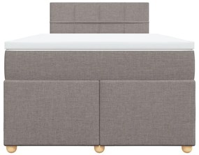 ΚΡΕΒΑΤΙ BOXSPRING ΜΕ ΣΤΡΩΜΑ TAUPE 120X200 ΕΚ. ΥΦΑΣΜΑΤΙΝΟ 3288951