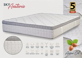 KPS ΣΤΡΩΜΑ ΜΕ ΑΝΩΣΤΡΩΜΑ SKY ANATOMIC 160X200X30EK ARGANOIL KPS-08.02.84