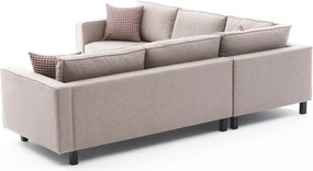 Corner Sofa Kale Linen - Cream Cream