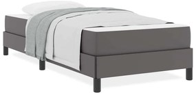 vidaXL Κρεβάτι Άλλο Γκρι 80 x 200 cm Τεχνητό δέρμα