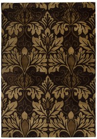 Χειροποίητο Χαλί Aqua DAMASK BROWN Royal Carpet - 160 x 230 cm - 19MADBR.160230 - 19MADBR.160230