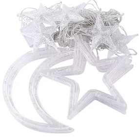 Χριστουγεννιάτικα φώτα LED - Κουρτίνα - 3m/10 - 272316 - Cool White-272316_cw