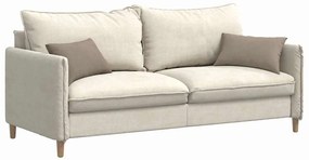 vidaXL Μαξιλάρι Καναπέ 2 pcs Taupe 50 x 30 cm ύφασμα