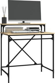 vidaXL Γραφείο Sonoma Δρυς 80x50x90 εκ. από Επεξεργασμένο Ξύλο