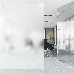 vidaXL Αυτοκόλλητη Μεμβράνη Παράθυρου Λευκό με Θολό Εφέ 45 x 2000 cm