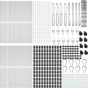 vidaXL Στύλος Περιφράξεων Γαλβανισμένο 100 x 1 μ Ατσάλι
