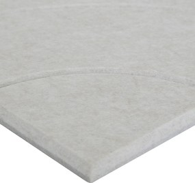 3D Πάνελ Τοίχου Πλαστικά (Σετ 4τμχ) A-S Felt Arched Grey 212907