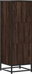 vidaXL Highboard καφέ δρυς Κατασκευασμένο ξύλο και μέταλλο