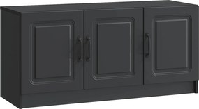 vidaXL Ντουλάπι TV Μαύρο 99 x 34,5 x 47 εκ Επεξεργασμένο Ξύλο