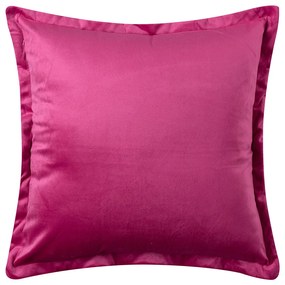Βελουτέ Διακοσμητική Μαξιλαροθήκη (45x45) Silk Fashion A804 Φούξια