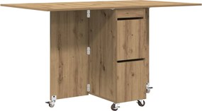 vidaXL Τραπέζι φαγητού 140 x 80 x 77 cm Επεξεργασμένο Ξύλο